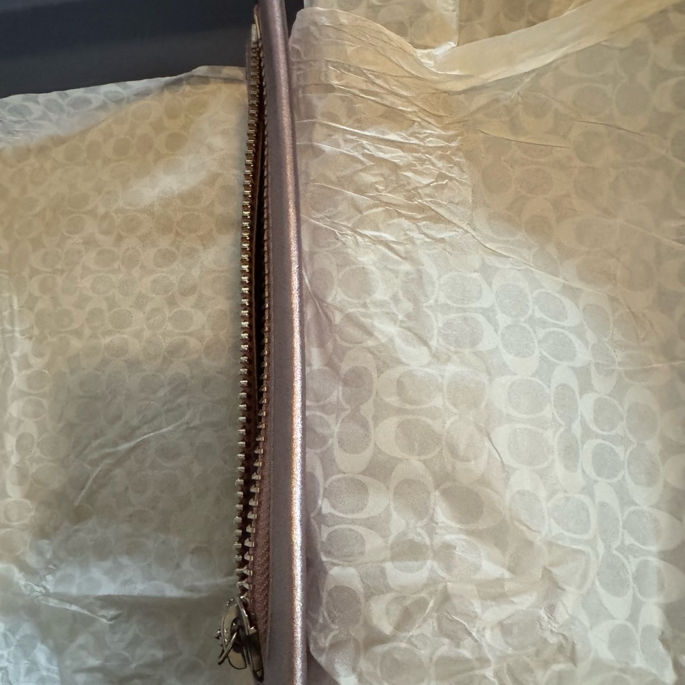 Coach Pink Sequin Clutch - Picture 4 of 7